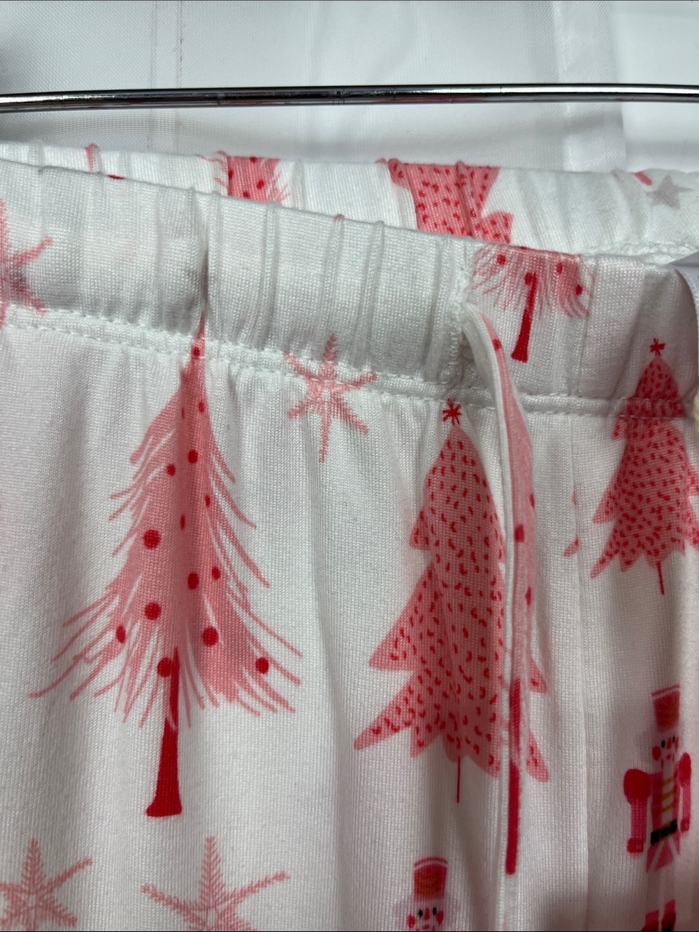 Mirabeau Christmas Lounge Pant Set & Top M Pink White Soft Fun Cozy NWT - Picture 6 of 11
